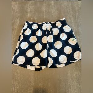 Adidas x Stan Smith Navy with big white Polka Dots swim trunk Shorts size XL